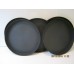 10 x 40cm Round Black Plastic Plant Pot Saucers 